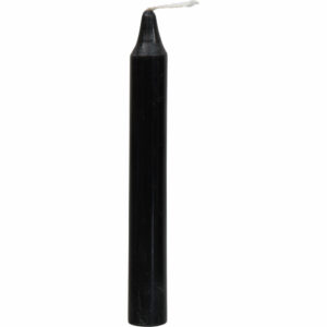 Mini Ritual Candle Black 4"