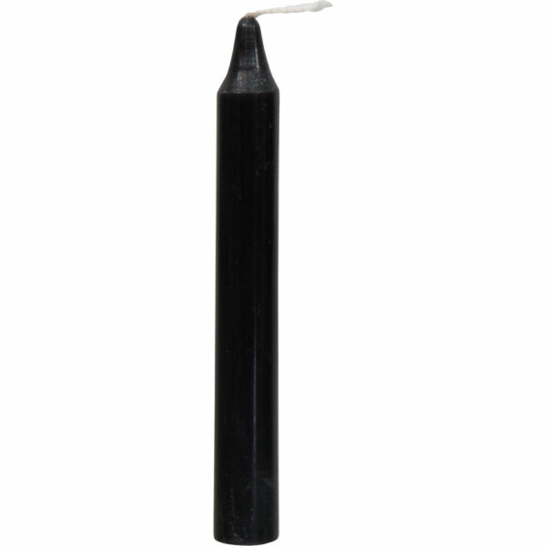 Mini Ritual Candle Black 4"