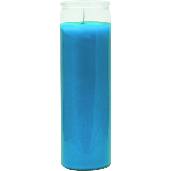 Plain 7 Day Candles Blue