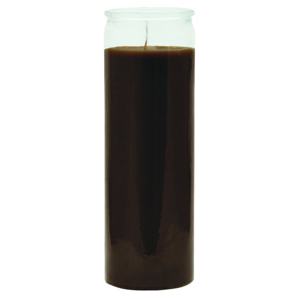 Plain 7 Day Candles Brown