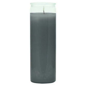 Plain 7 Day Candles Gray
