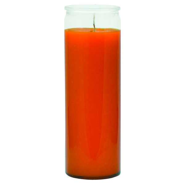 Plain 7 Day Candles Orange
