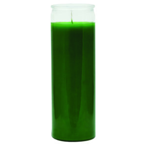 Plain 7 Day Candles Green