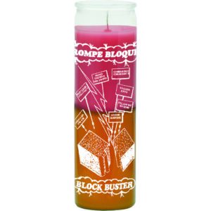 Print 7 Day Candles Multicolor Blockbuster Pink/Gold