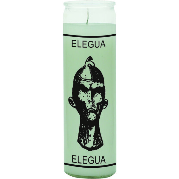 Print 7 Day Candles Single Color Elegua (White)