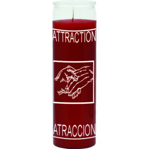 Print 7 Day Candles Single Color Attraction Red