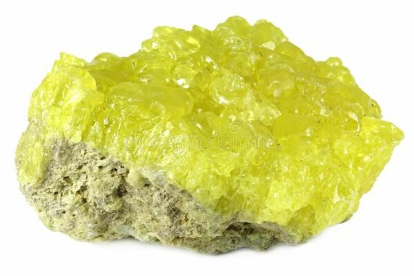 Sulfur From Bolivia Grade A W: 4 Lbs 3oz