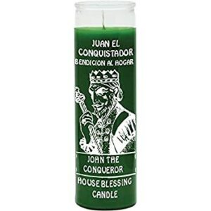 Print 7 Day Candles Single Color John The Conqueror Green