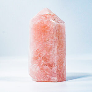 Rose Quartz Pointed  H:6" W:2Lbs 12.25Oz.