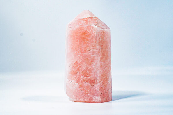 Rose Quartz Pointed  H:6" W:2Lbs 12.25Oz.