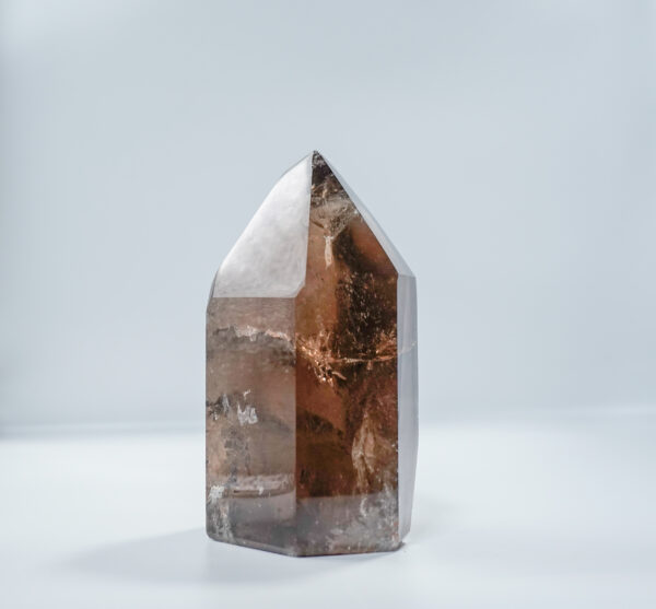 Polished Smoky Quartz Generator Crystal W:1Lbs. 8.25Oz