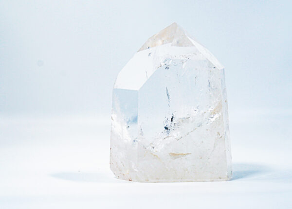 Polished Clear Quartz Generator From Brazil H:5" W:3Lbs. 3.Oz
