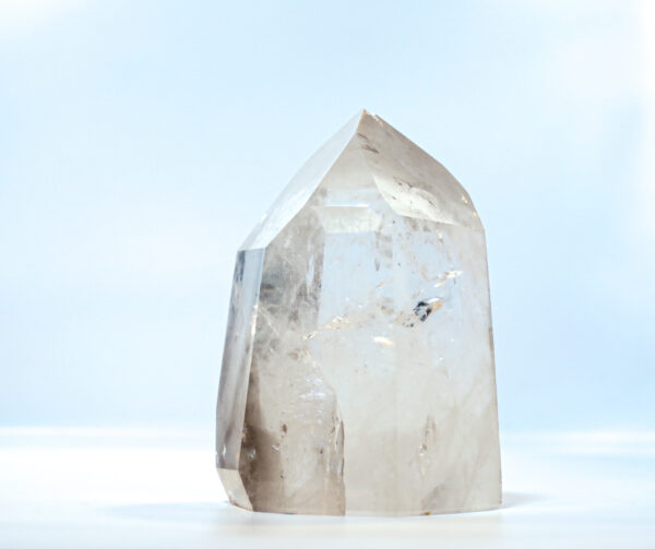 Polished Clear Quartz Generator From Brazil  H: 7" W:5"Lbs 15.Oz