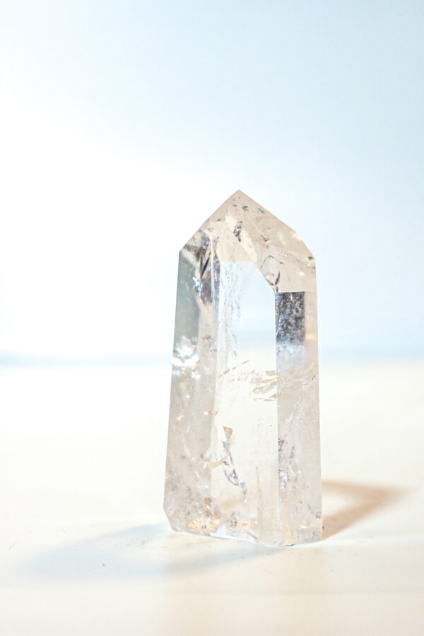 Polished Clear Quartz Generator From Brazil  H:6' 2Lb .95Oz.