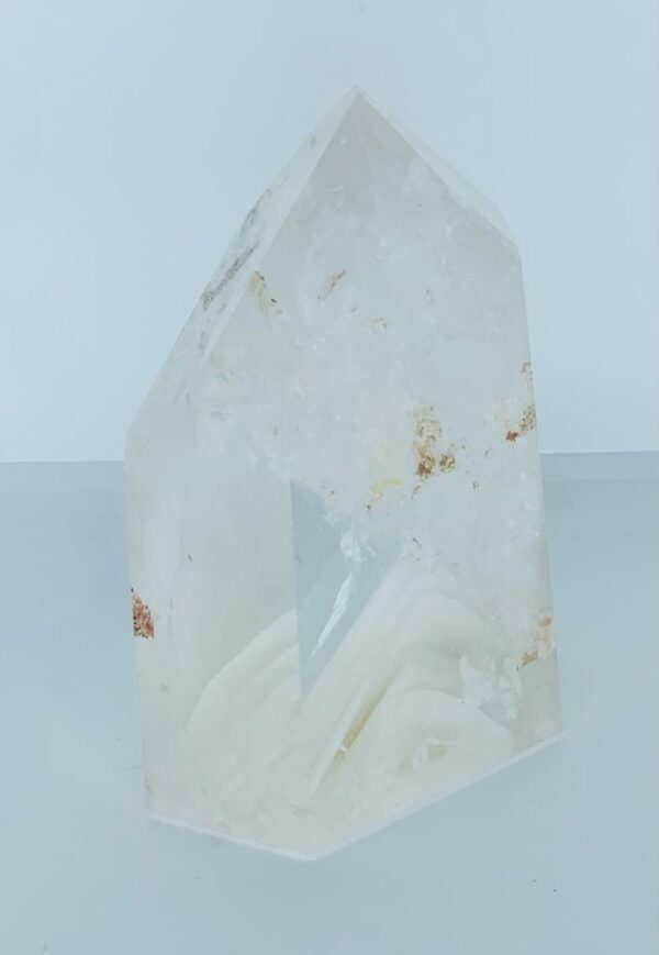 Polished Clear Quartz Generator From Brazil Polished Clear Quartz Generator H:2-1/2 4.20