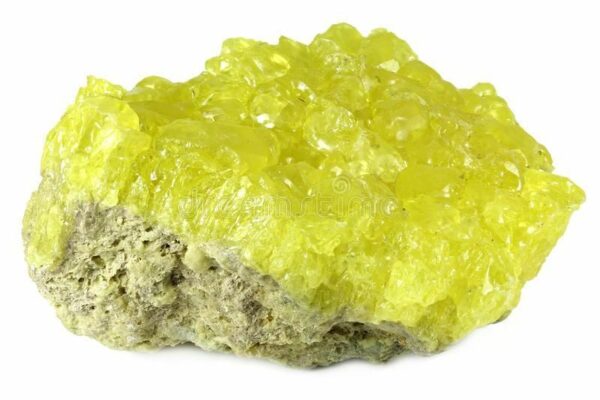 Crystalized Sulfur From Potosi, Bolivia  Grade A W: 4 Lbs 7oz*