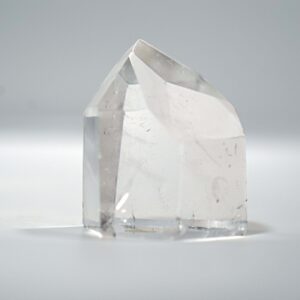 Polished Clear Quartz Generator From Brazil Polished Clear Quartz Generator H: 2.75"  W:6.60oz