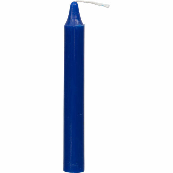 Mini Ritual Candle Dark Blue 4"
