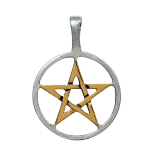 Pentagram of Balance and Harmony with Satin Bag
