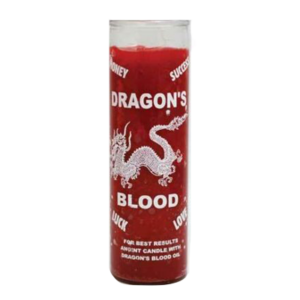 Print 7 Day Candles Single Color Dragons Blood Red