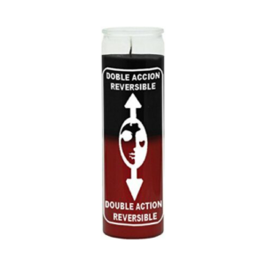 Print 7 Day Candles Multicolor Reversable Black/Red