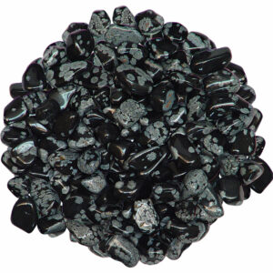 Tumble Gemstones Snowflake Obsidian Large