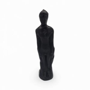 Man Candle  Black 8"