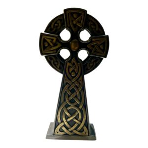 Celtic Cross Statue 6" | Celtic Knot Protection Symbol