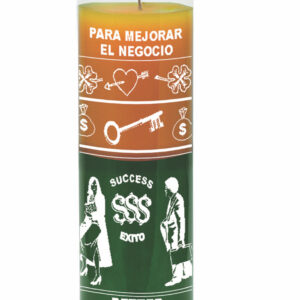 Print 7 Day Candles Single Color Better Business Green / Gold