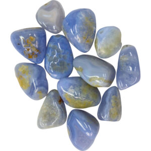 Tumble Gemstones - Blue Chalcedony