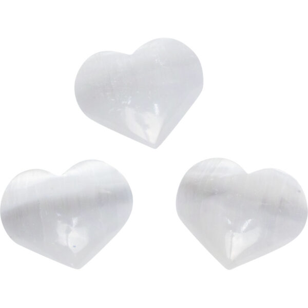 Selenite Mini Heart