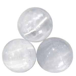 Gemstone Carving 2-5 inch Sphere Selenite