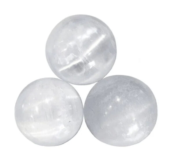 Gemstone Carving 2-5 inch Sphere Selenite