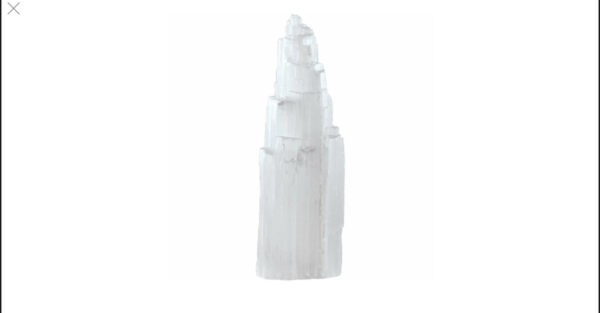 🧊 Rough Stone Specimen 6" – Iceberg White Selenite