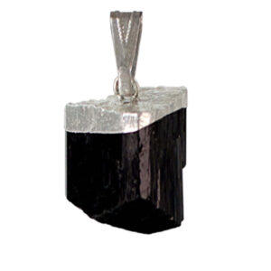 Colgante de turmalina negra