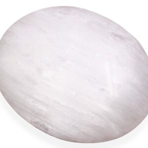 Selenite Palm Stone