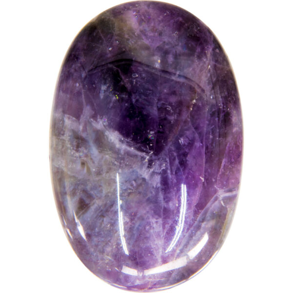 Amethyst Chevron Palm Stone   (each)