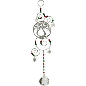Wire Hanging Crystal – Árbol de la Vida con Cristales de Energía para Armonía y Protección