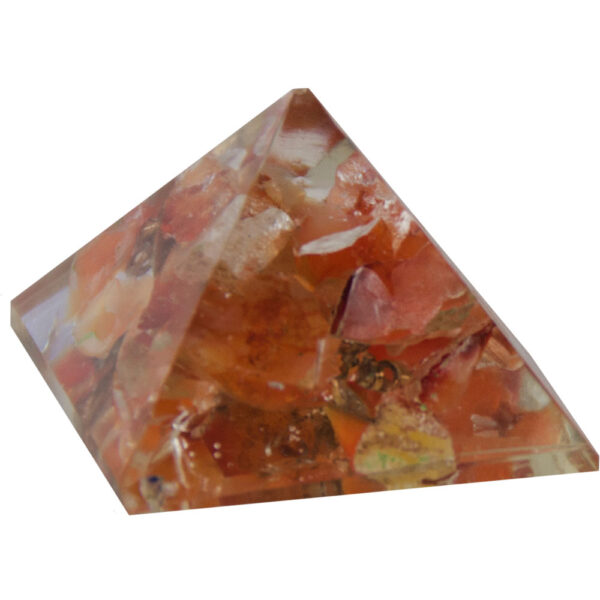 Orgone Resin Pyramid Carnelian - Sacral Chakra
