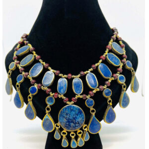 Collar de lapislázuli de Turquía