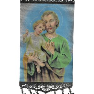 Woven Religious Tapestry Wall Hanging