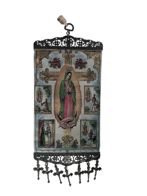 Tapiz Religioso de la Virgen de Guadalupe – Colgante Espiritual