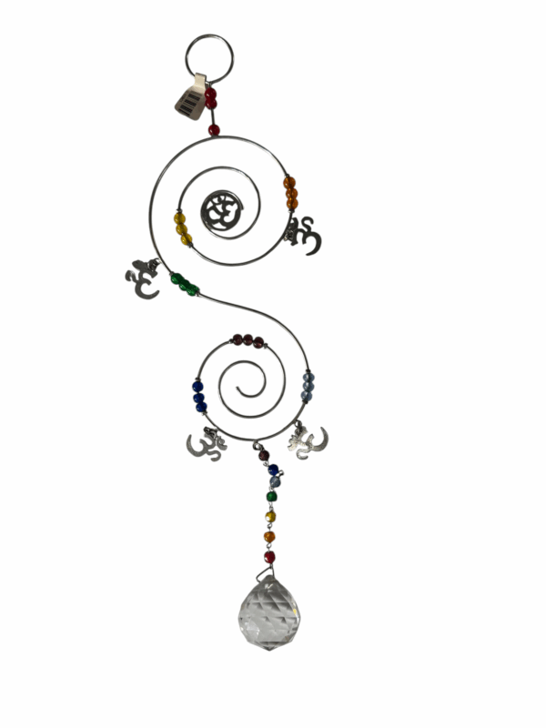 Wire Hanging Crystal – Chakras & Energía Vital