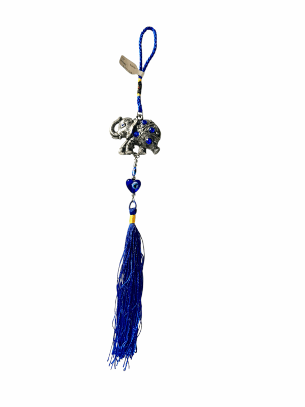 🐘🧿 Dije de Elefante con Evil Eye – Fuerza, Sabiduría y Buena Suerte
