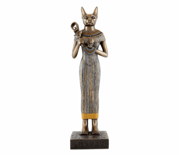 Egyptian Large Bastet Statue 15.5