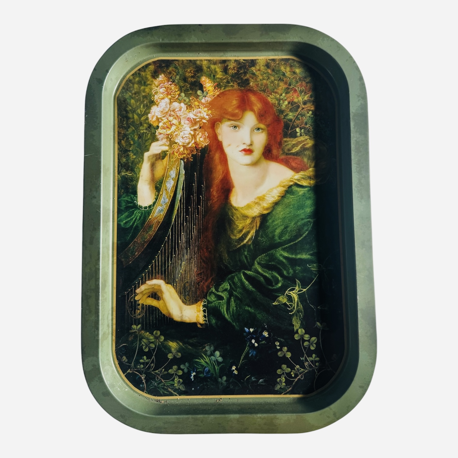 Vintage Lady Art Decorative Tray | Romantic Victorian Serving & Vanity Tray