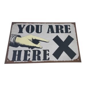 Funny Metal Wall Sign | Retro Humorous Vintage Wall Décor