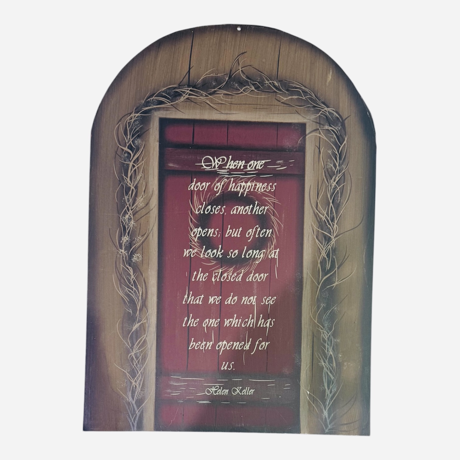 Inspirational Rustic Wall Sign | Farmhouse Motivational Home Décor