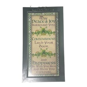 Irish Blessing Framed Wall Plaque