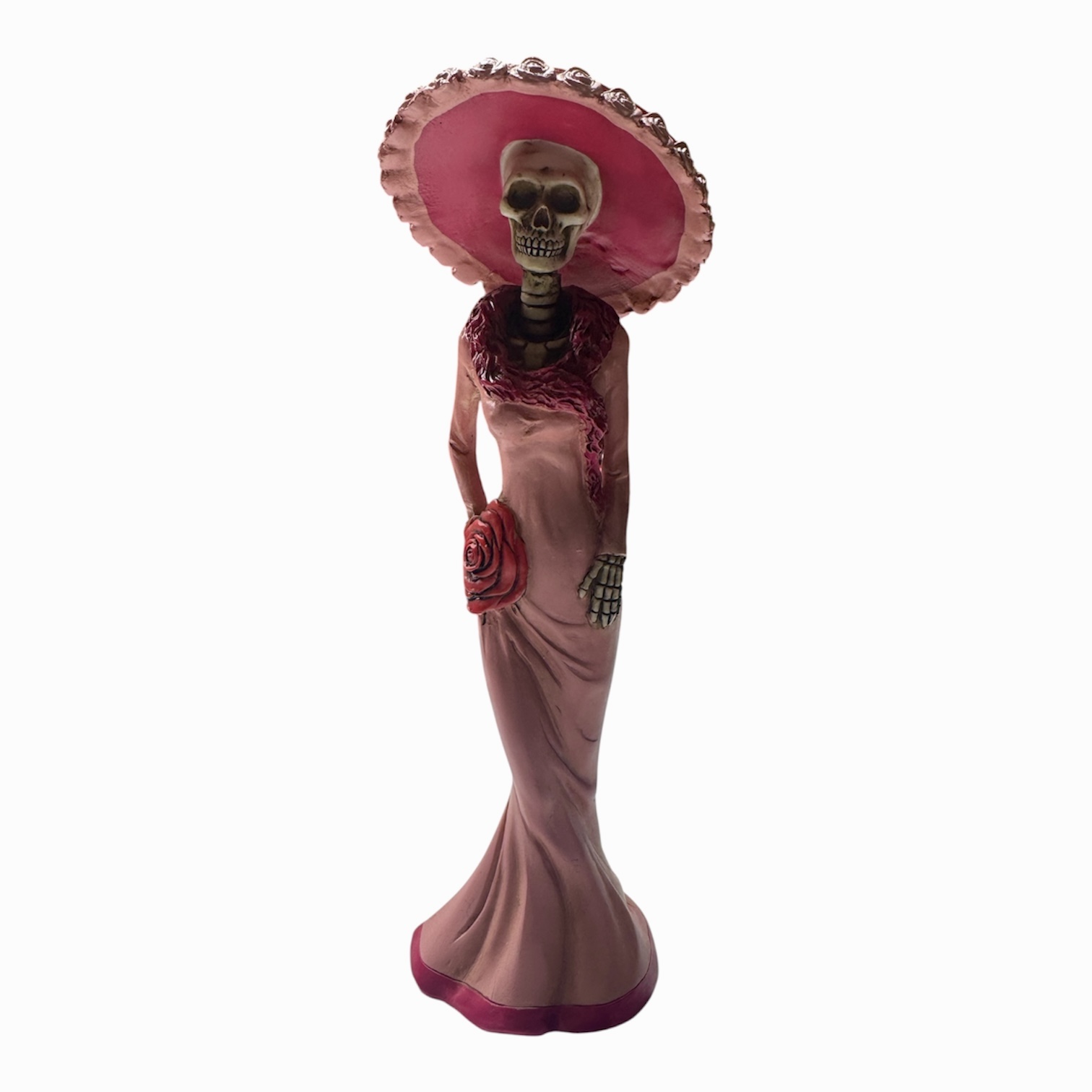 Beautiful Catrina Floral Dress Statue
